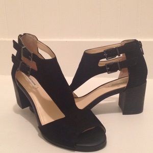 Alex Marie black suede Heels